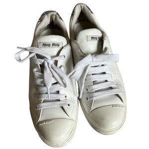 Miu Miu Glitter Sneakers size 6